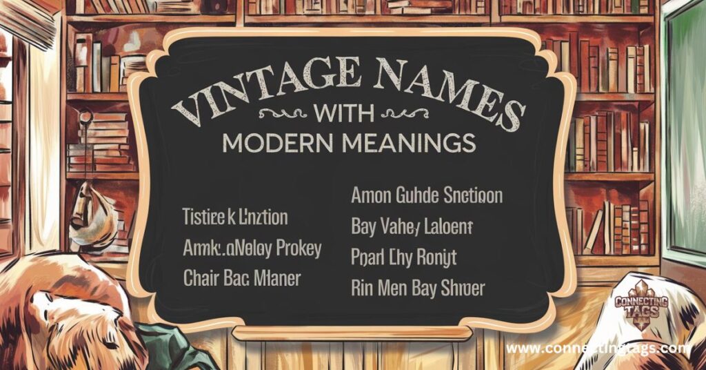 Vintage Names with Modern Meanings