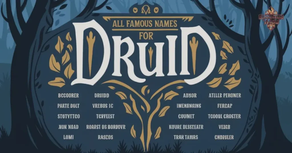 All Famous DND Names for Druid