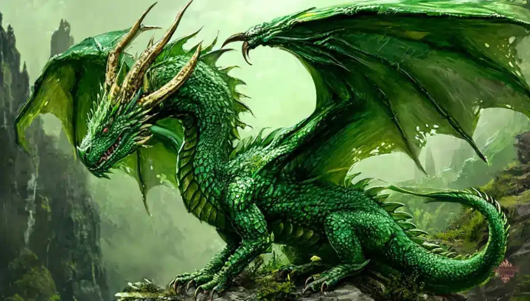 Green Dragon Names Dungeons & Dragons with Short Meanings